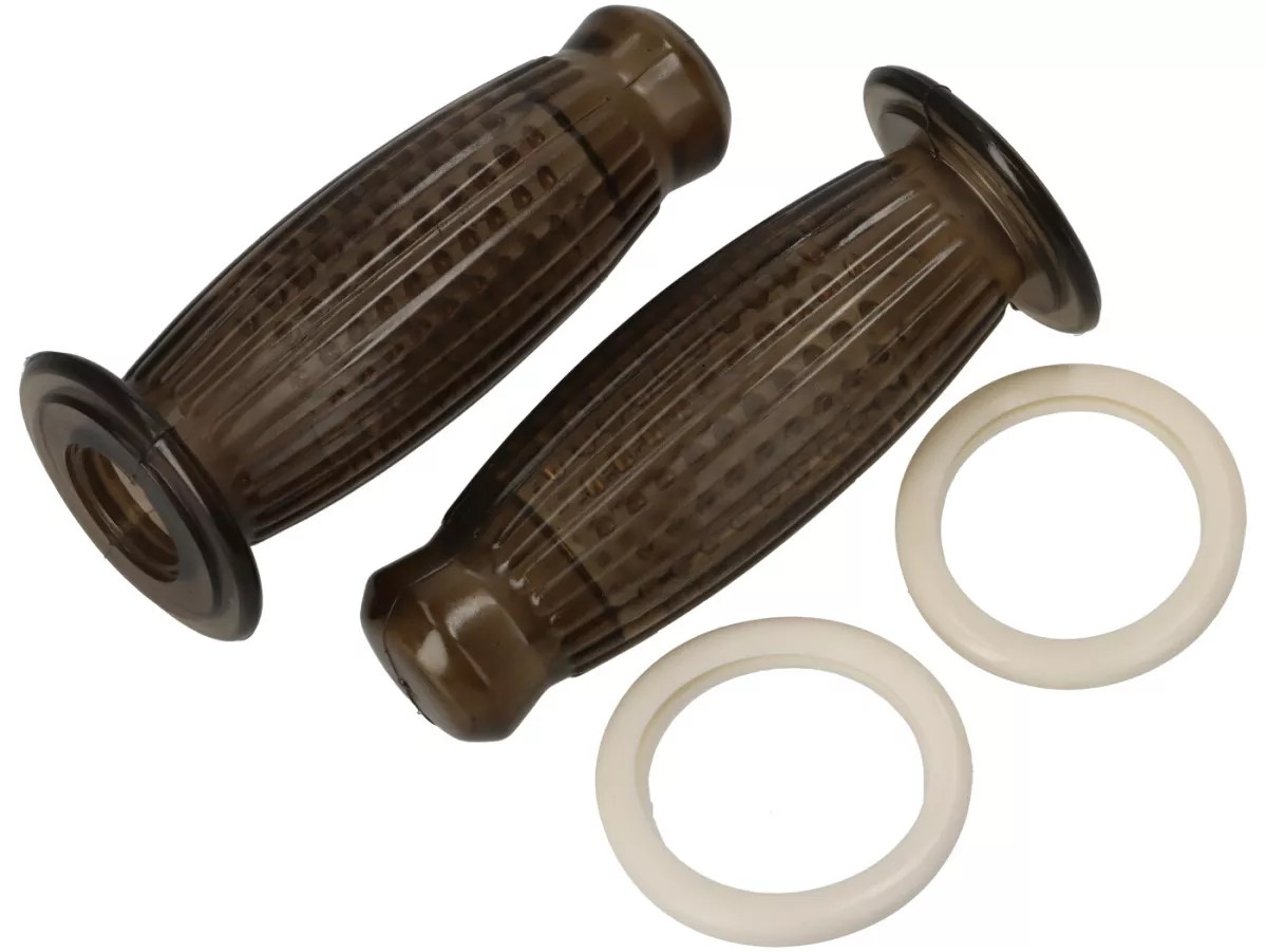 Manopole a bolla, nere per Vespa Smallframe e Largeframe