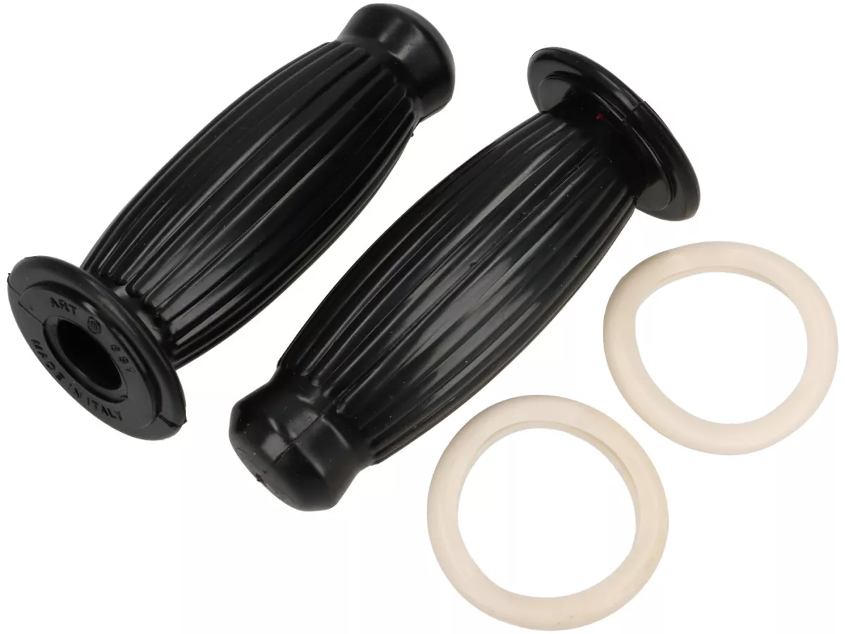 Bubbelgrips -PREMIUM- Vespa 125 VNB VB1 VBA VBB , zwart, diameter 20 mm, lengte 120mm
