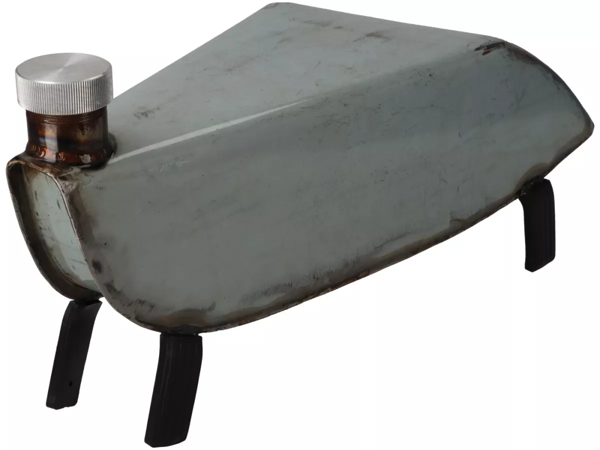Tangki cadangan step-through -PREMIUM- Vespa Wideframe V98, V1-33, VM, VN, ACMA, Hoffman -Metal, 7 liter