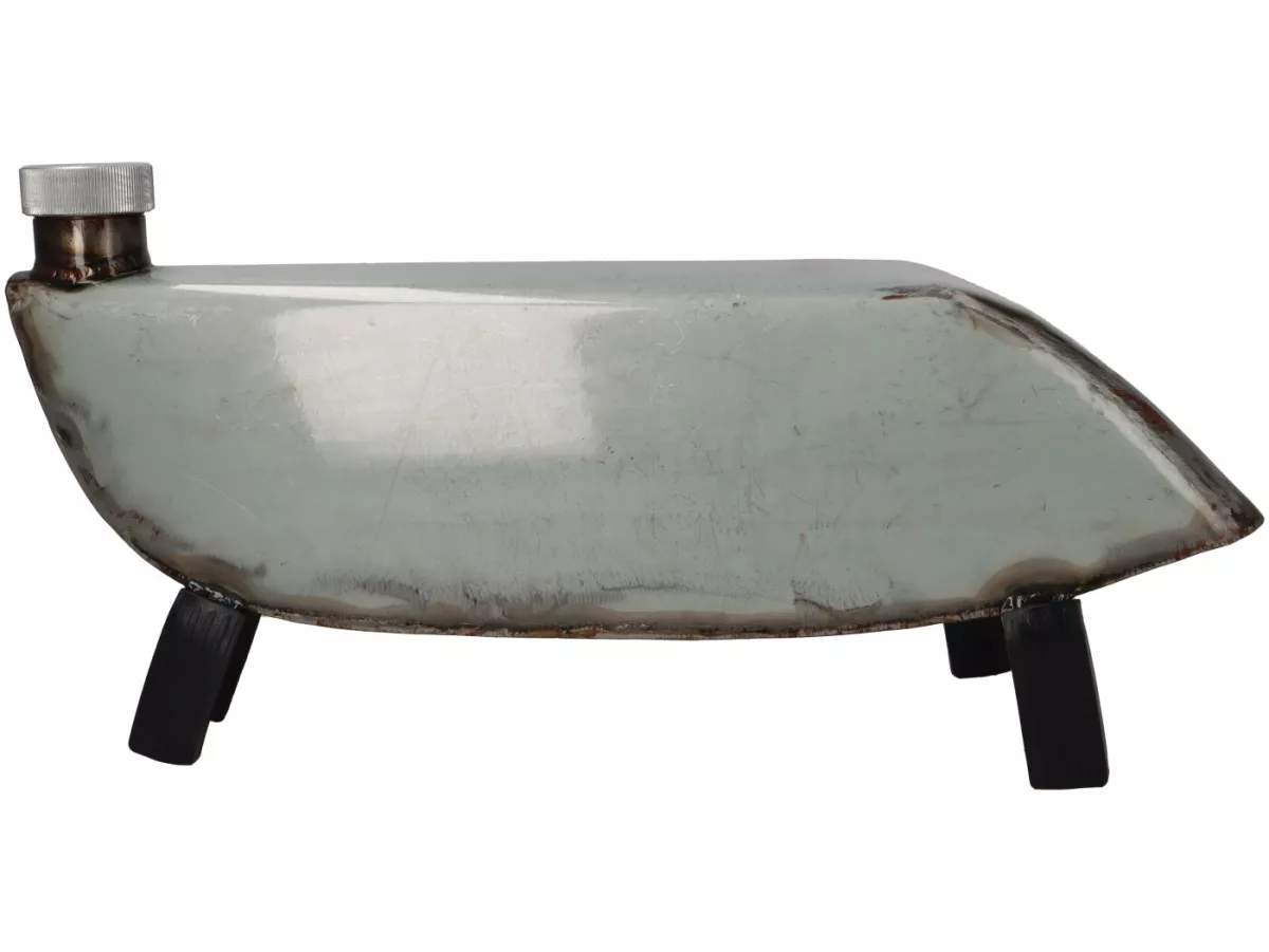 Tangki cadangan step-through -PREMIUM- Vespa Wideframe V98, V1-33, VM, VN, ACMA, Hoffman -Metal, 7 liter