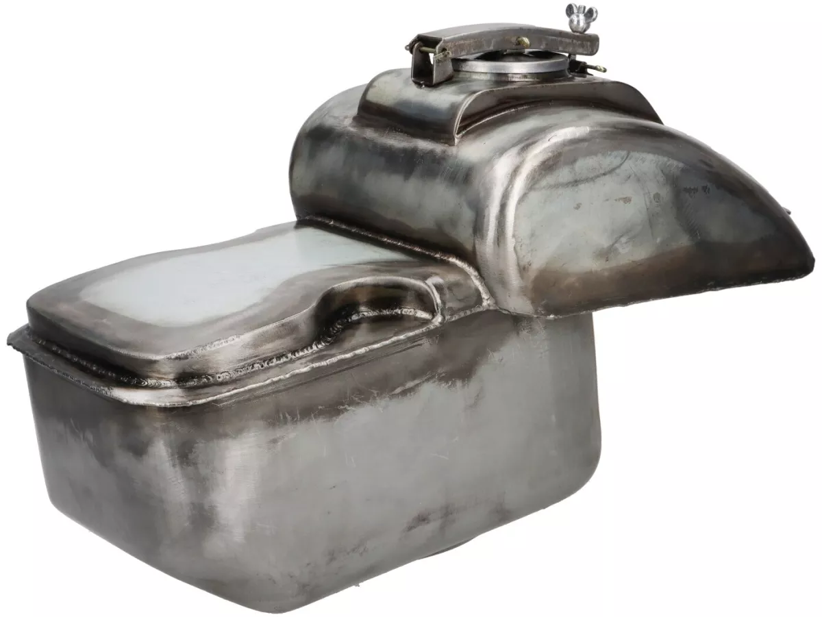 Depósito -PREMIUM, chapa aceitada, Sei Giorni Sport- Vespa Wideframe VM, VN1, Hoffmann HC, ACMA, VL1 - sin joroba - 9 litros