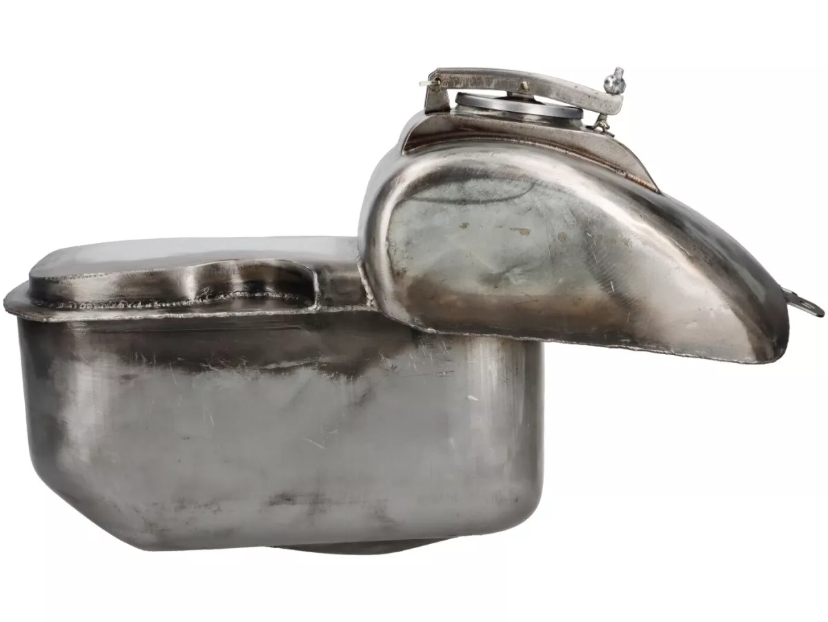 Depósito -PREMIUM, chapa aceitada, Sei Giorni Sport- Vespa Wideframe VM, VN1, Hoffmann HC, ACMA, VL1 - sin joroba - 9 litros