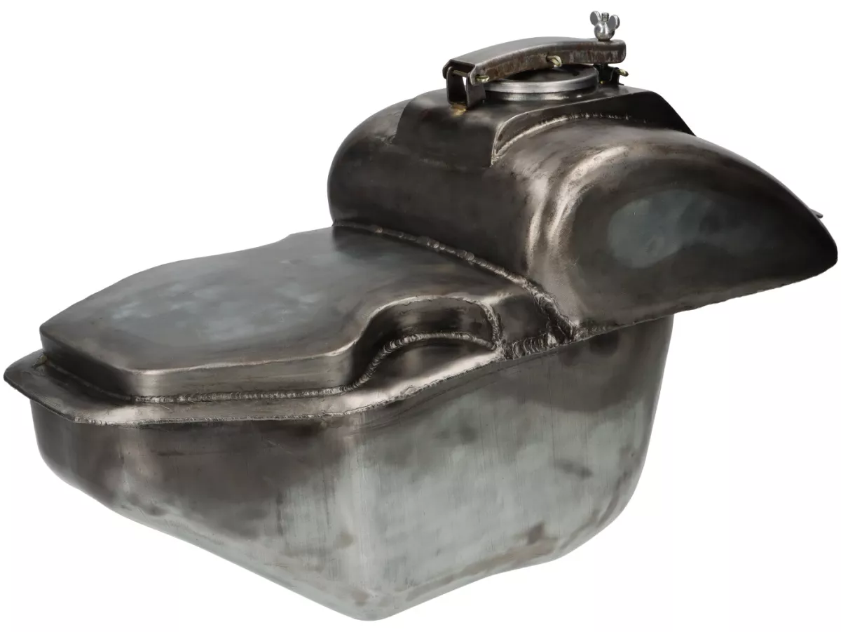 Tank -PREMIUM- Sei Giornio Sport -Vespa Wideframe VN2T, VB1T, VL2T, VL3T, ACMA, GL150, metaal (geolied) - 9 liter