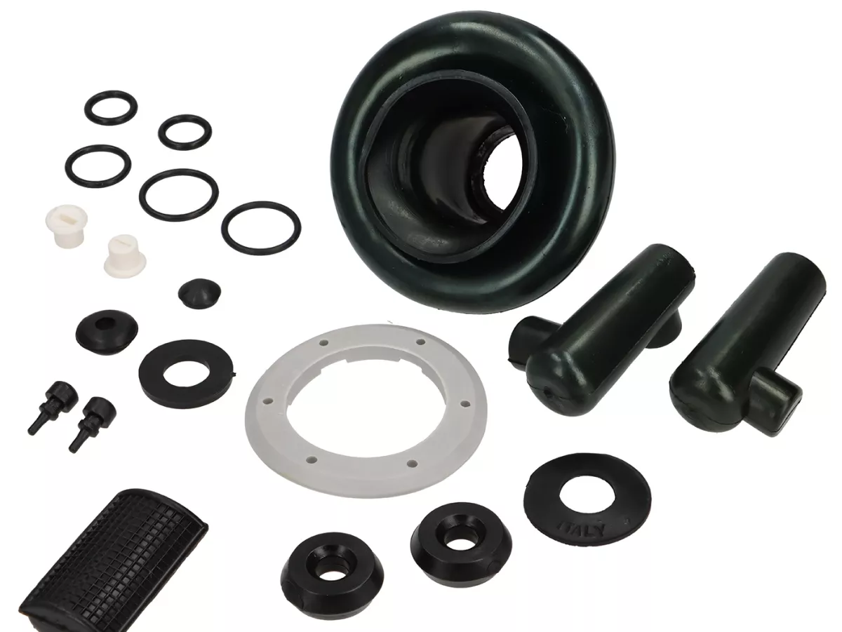 Rubber kit -PREMIUM- for Vespa 50 N/​L/​R/​S, V90,  PV​125 1° Serie (VMA1) - grey