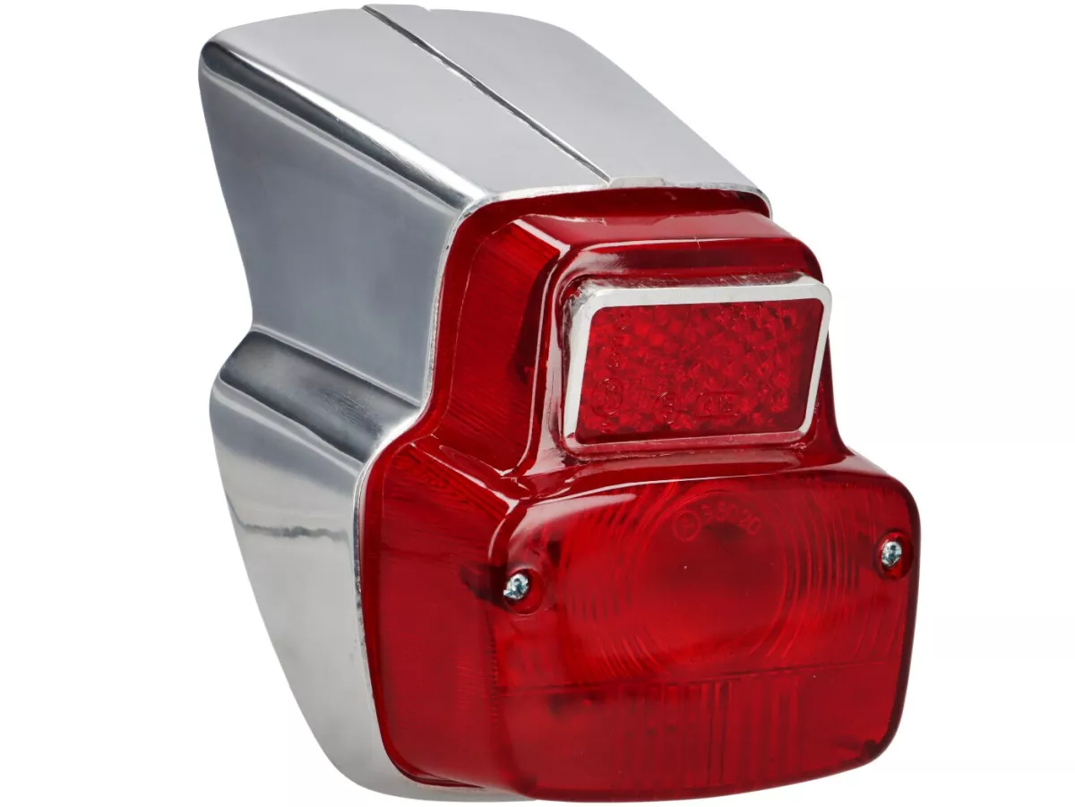 Bakljus -PREMIUM Vespa Antik- metall liten - polerad - Vespa 50S (V5SA1T), V50R (V5A1T), V50 Special (V5A2T), 50SR/Sprinter (V5SS2T), SS50 (V5SS1T), V90 (V9A1T), 90 Racer (V9SS2T), SS90 (V9SS1T), 125 Nuova (VMA1T)