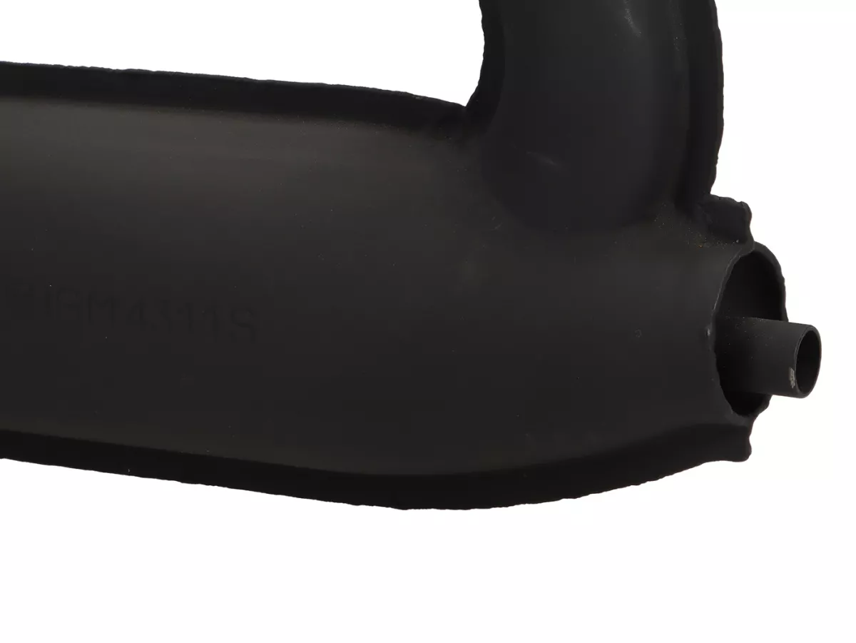 Scarico -GPS Tipo SS50/SS90 Banana- Vespa 50 SR/Sprinter (V5SS2T), 90 Racer (V9SS2T), Motovespa Primavera - adatto anche per Vespa V50, 50N, PV125, ET3 125 - Nero