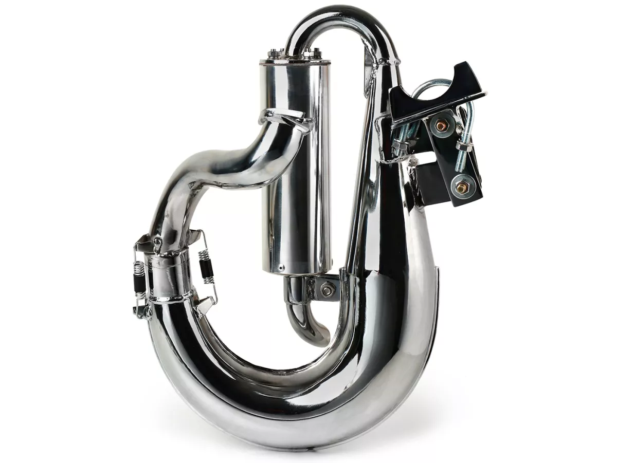 Knalpot -GPS 40- Vespa ET3, PV125 - Chrome