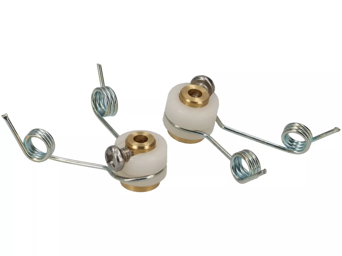 Metal socket (Soffitte) -PREMIUM- spring clip set - for rear lights and headlights Vespa and Lambretta