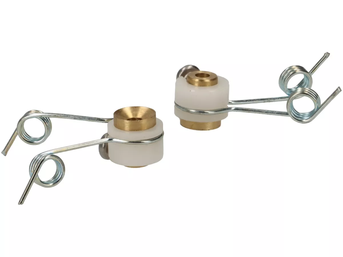 Metal socket (Soffitte) -PREMIUM- spring clip set - for rear lights and headlights Vespa and Lambretta