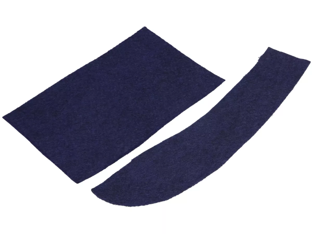 Guantera de moqueta, para Vespa 50-125 PV ET3 azul