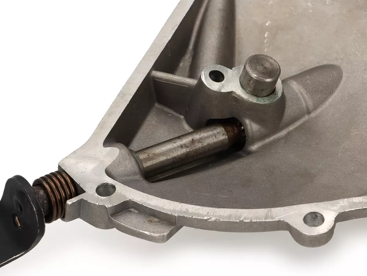 Coperchio frizione completo (incl. leva, supporto cavo) -PREMIUM, standard Vespa PK XL2 - adatto anche per Vespa V50, PV, ET3, PK XL, ETS - alluminio