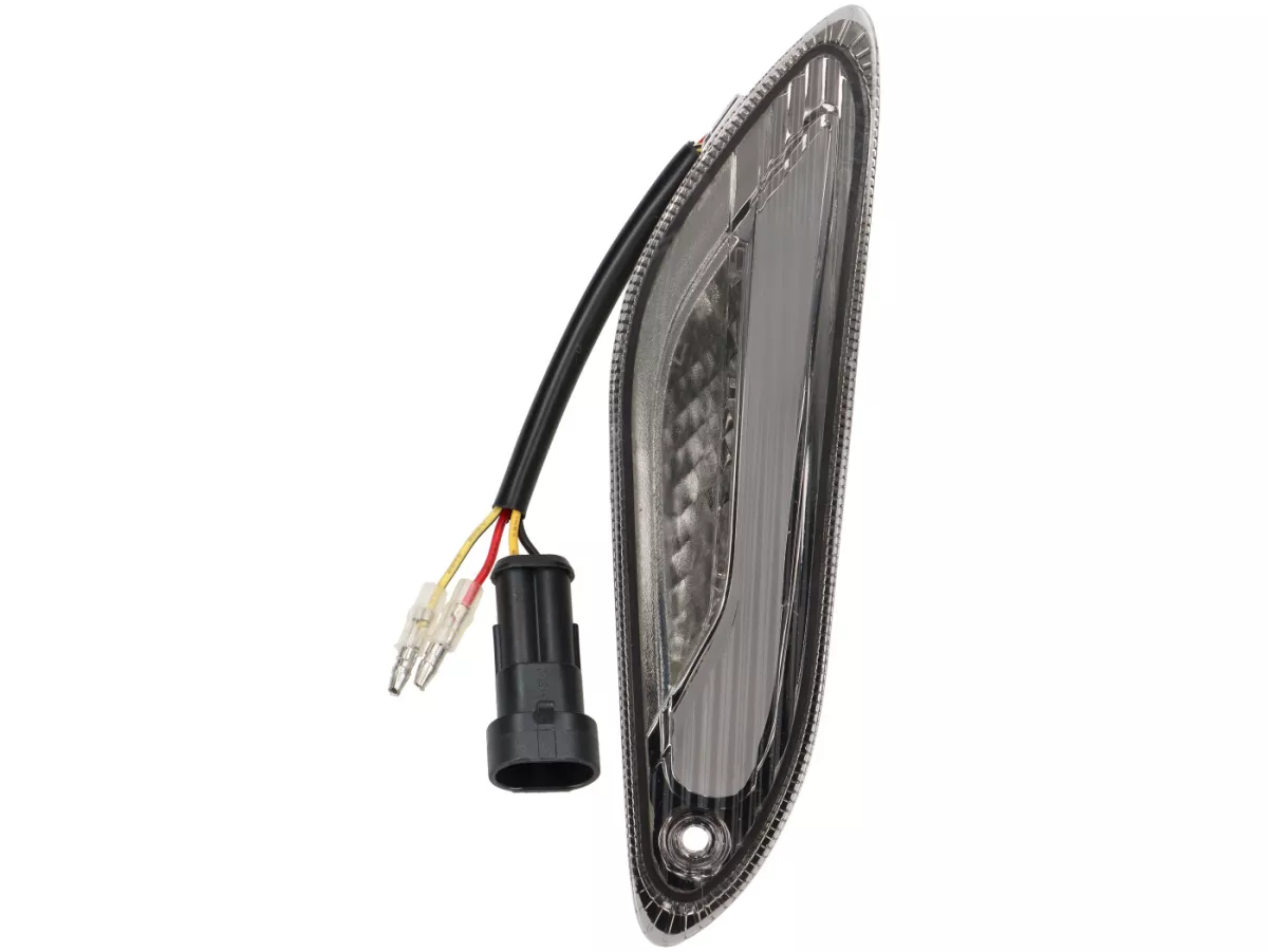 Juego de intermitentes traseros -POWER 1- tubo LED (E-mark)- Vespa Sprint / Primavera 50-150 - titanio