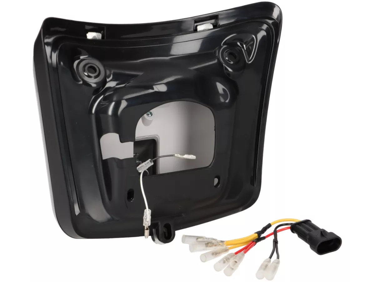 Fanale posteriore oscurato, telaio nero opaco -POWER 1- Vespa GTS 125-300 , GTS Super 125-300, GTV 125-300 (2018-2022)