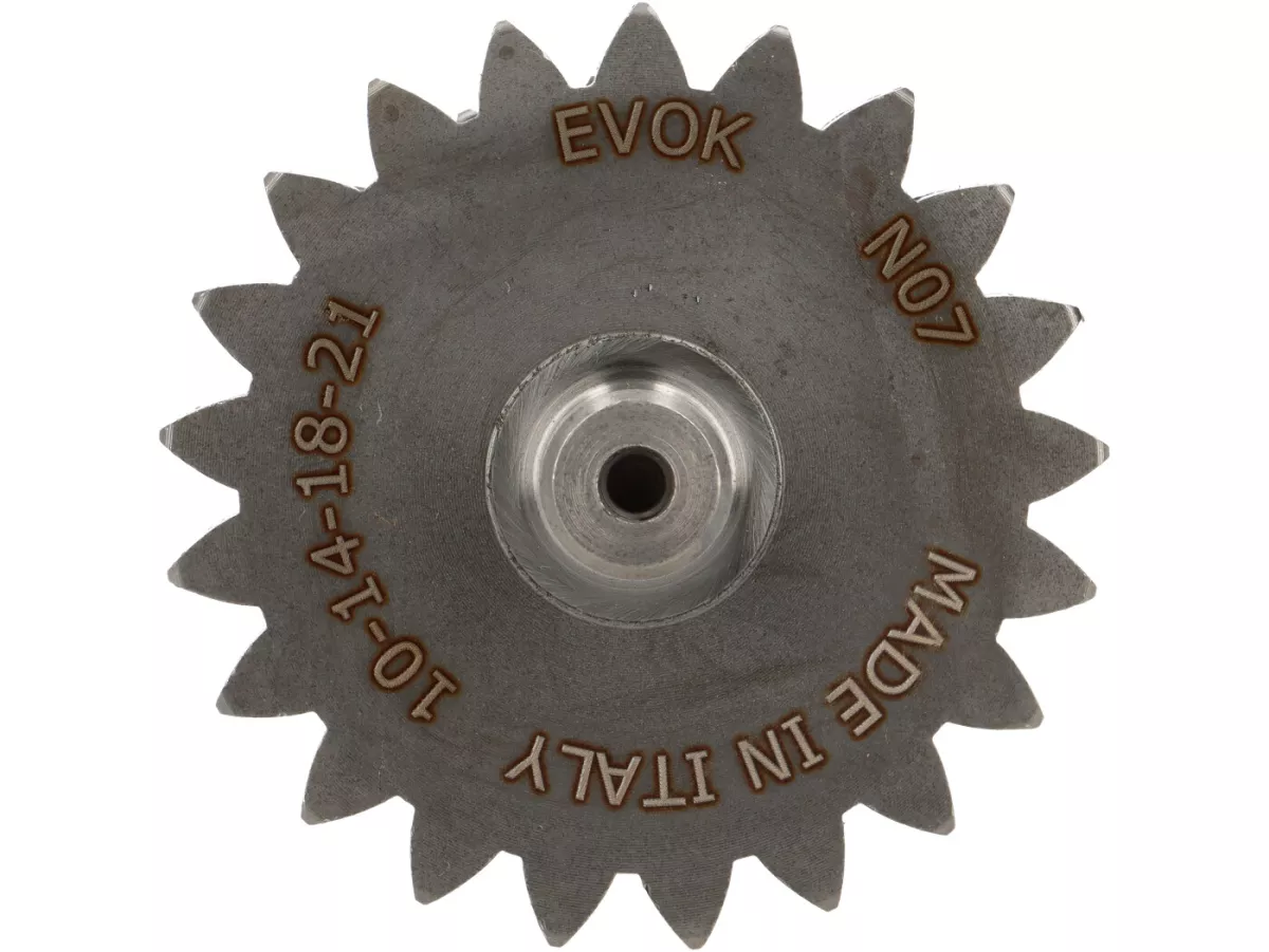 Poros bantu -EVOK- Vespa V50, PV125, ET3, PK50, PK80, PK125 S-XL - gigi 10-14-18-21 (digunakan dengan gearbox orisinil, memperpendek gigi keempat)