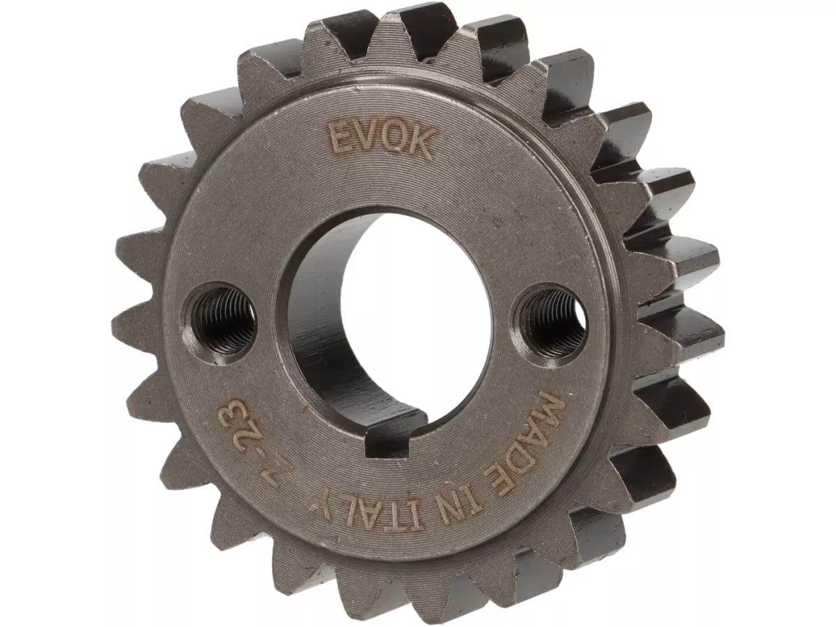 Primärt kugghjul -EVOK3.00->3.13- Vespa V50, PV125, ET3, PK50, PK80, PK125 - 23 tänder (rak tandning)