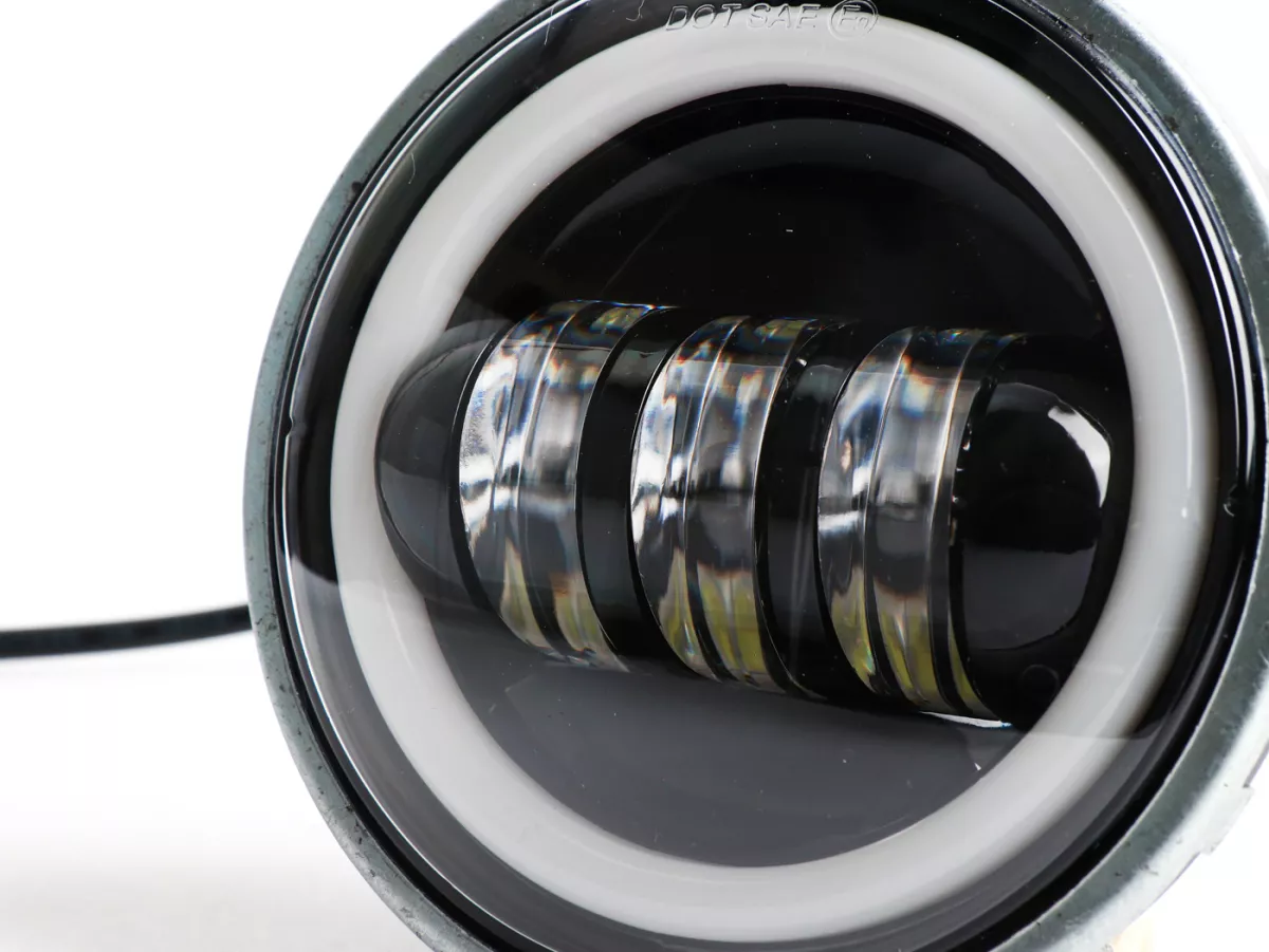 Headlight set -RMS LED 12V, round Ø=105mm- Vespa Smallframe V50 - 50N (V5A1T 122877-), 50L (V5A1T), 50R (V5A1T)