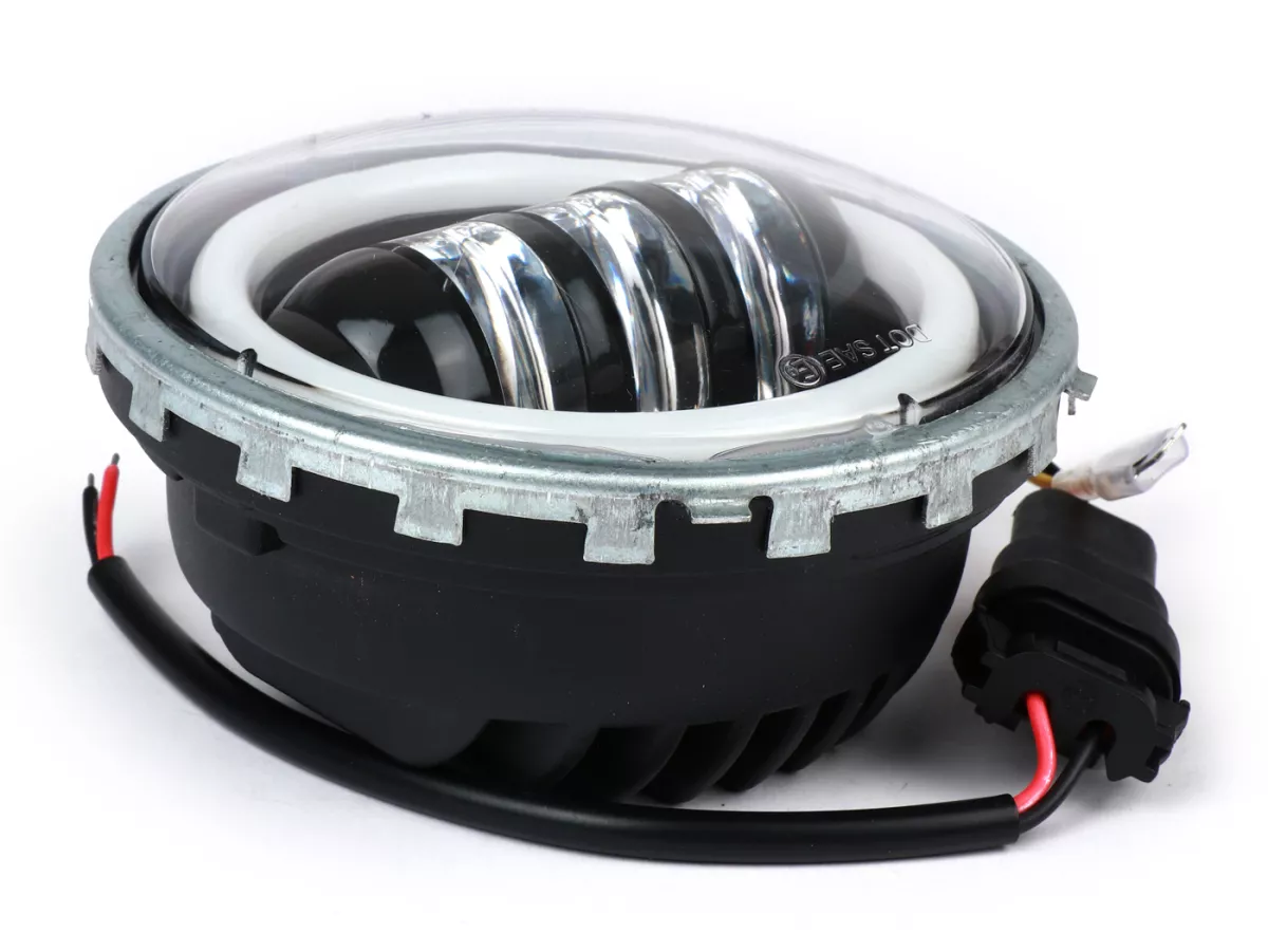Headlight set -RMS LED 12V, round Ø=105mm- Vespa Smallframe V50 - 50N (V5A1T 122877-), 50L (V5A1T), 50R (V5A1T)
