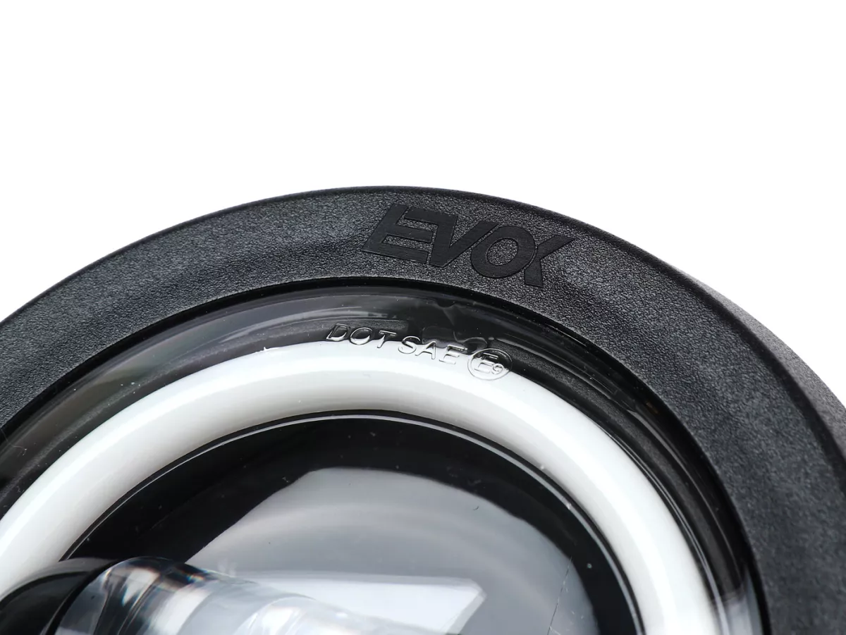 Headlight set -EVOK LED 12V DC, round Ø=135mm- PK S (fixed on the side)