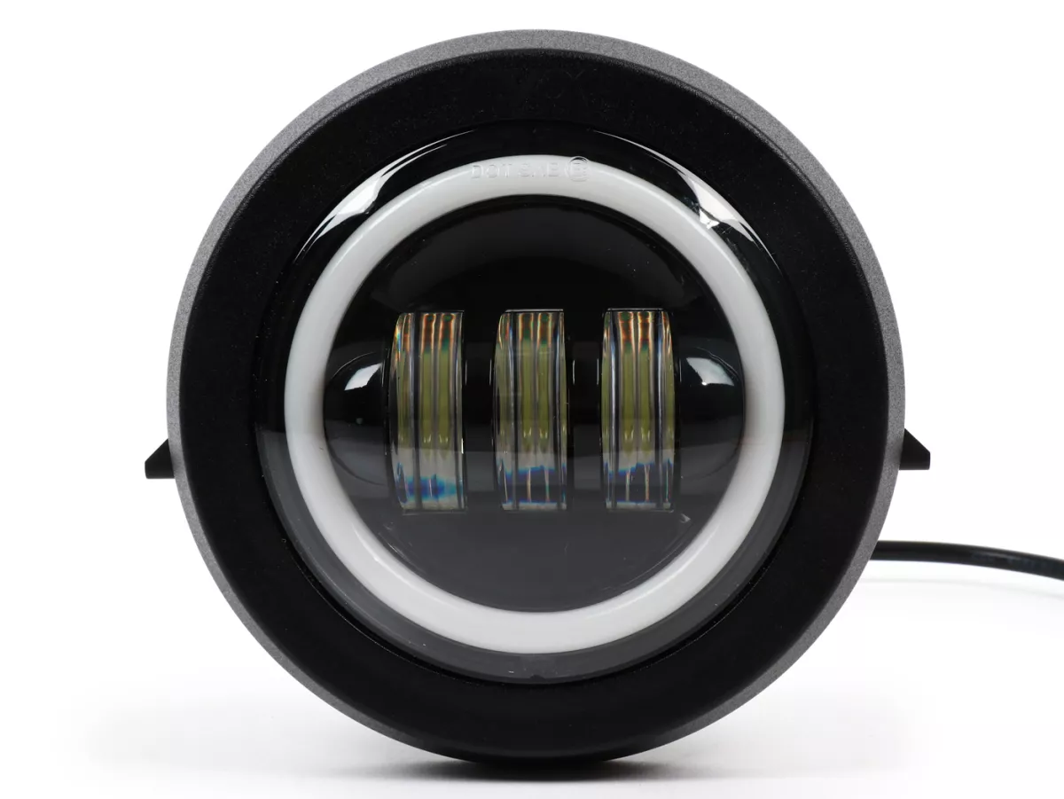 Headlight set -EVOK LED 12V DC, round Ø=135mm- PK S (fixed on the side)