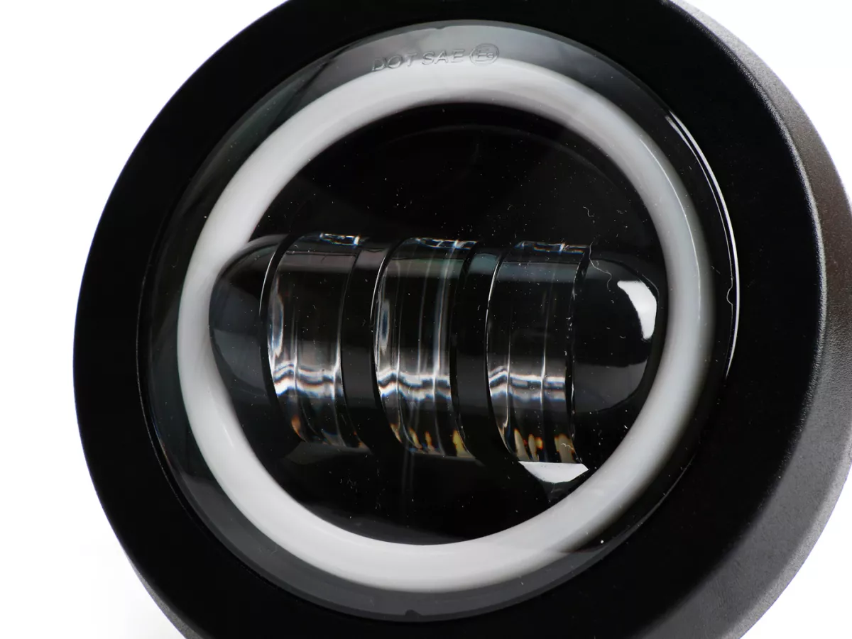 Strålkastarsats -EVOK LED 12V DC, rund Ø=135mm- PK XL/XL2 (bultas fast på sidan)