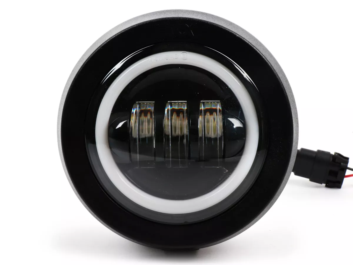Strålkastarsats -EVOK LED 12V DC, rund Ø=135mm- PK XL/XL2 (bultas fast på sidan)