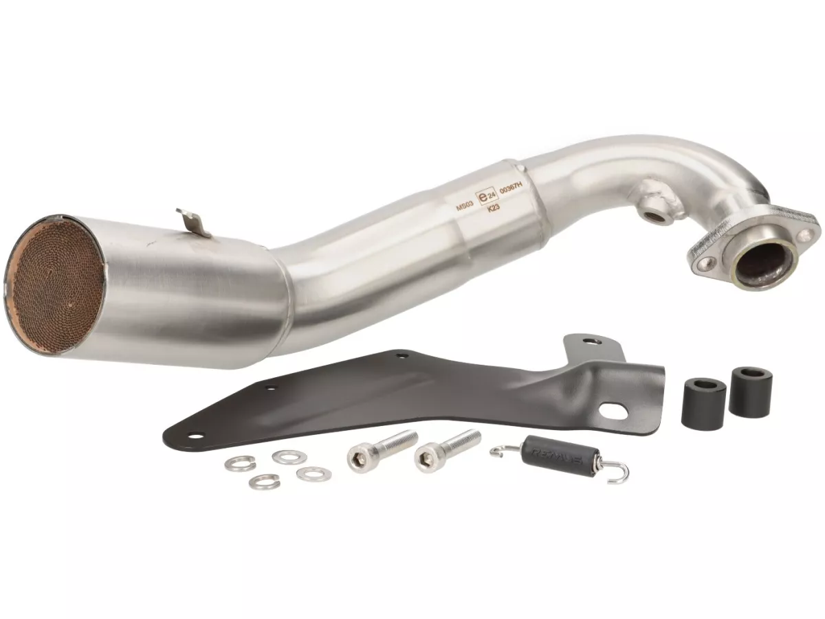 Exhaust manifold -REMUS Double MESH incl. catalytic converter Euro 5 - Vespa GTS 300 HPE
