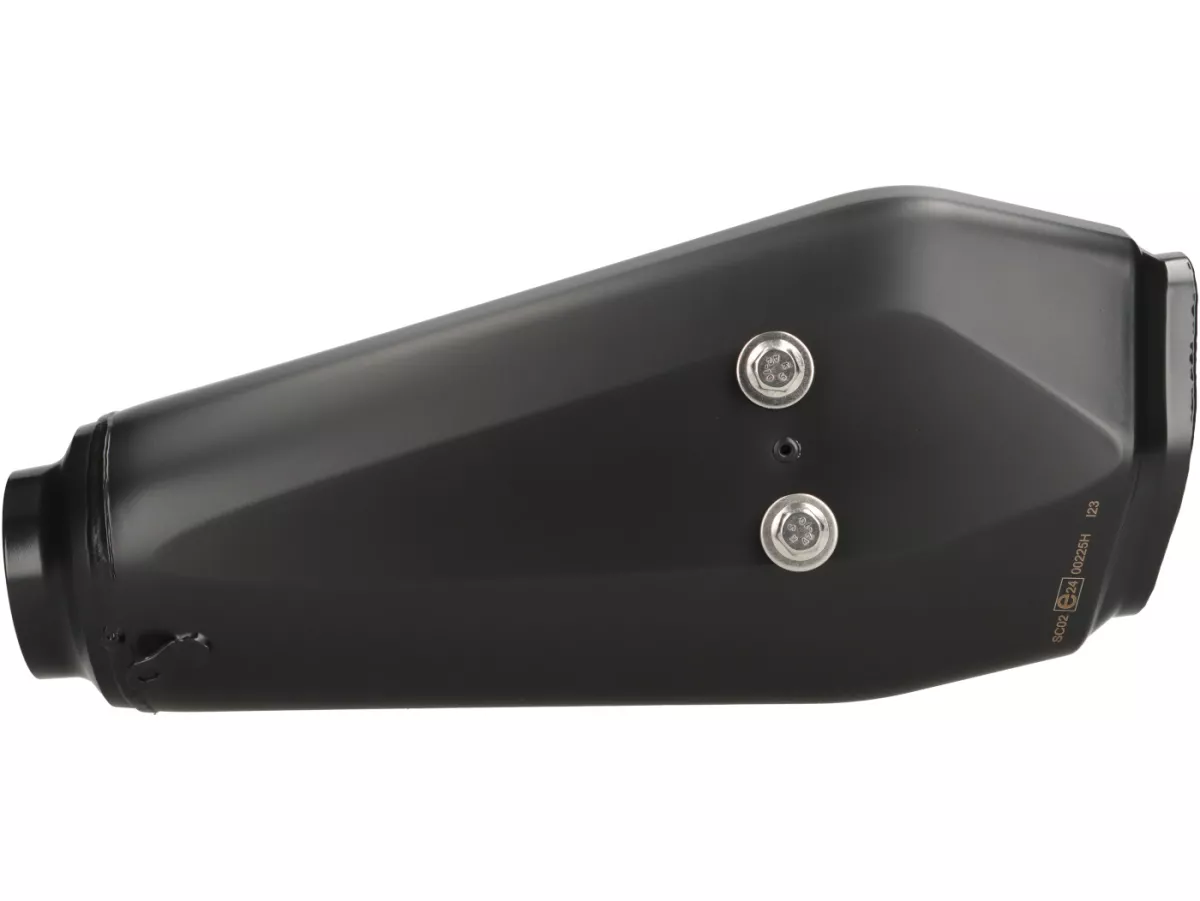 Silenciador trasero -REMUS RS 2.0 - Vespa GTS Super HPE 300 (Euro 5, ZAPMD3100, ZAPMD3101, ZAPMD3101), GTS 125 E5 - Acero inoxidable negro