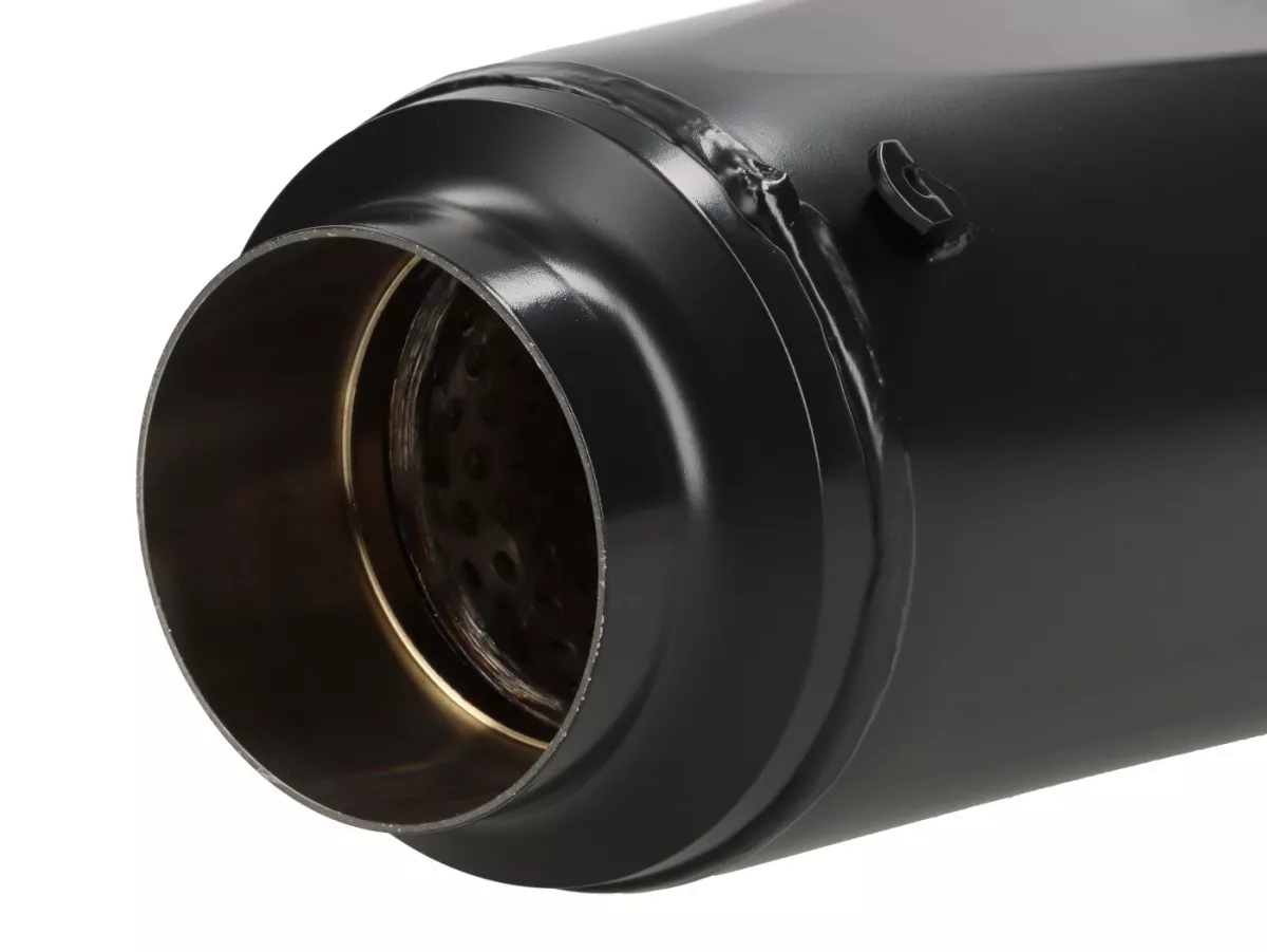 Silenciador trasero -REMUS RS 2.0 - Vespa GTS Super HPE 300 (Euro 5, ZAPMD3100, ZAPMD3101, ZAPMD3101), GTS 125 E5 - Acero inoxidable negro