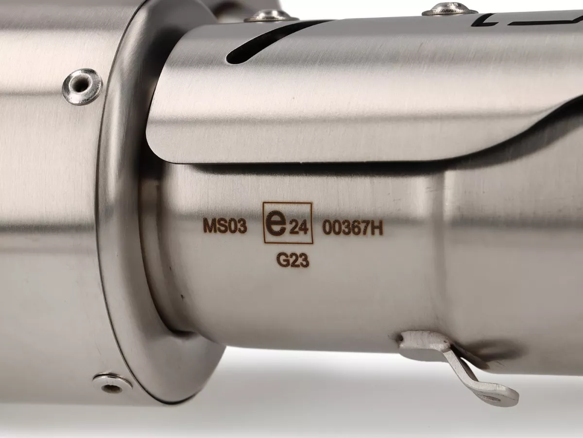 Silencieux -REMUS Double MESH - Vespa GTS Super HPE 300 (Euro 5, ZAPMD3100, ZAPMD3101, ZAPMD3101) - acier inox brossé