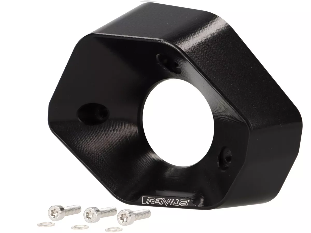Silencer end cap -REMUS RS 2.0 - Vespa GTS 300 HPE - black