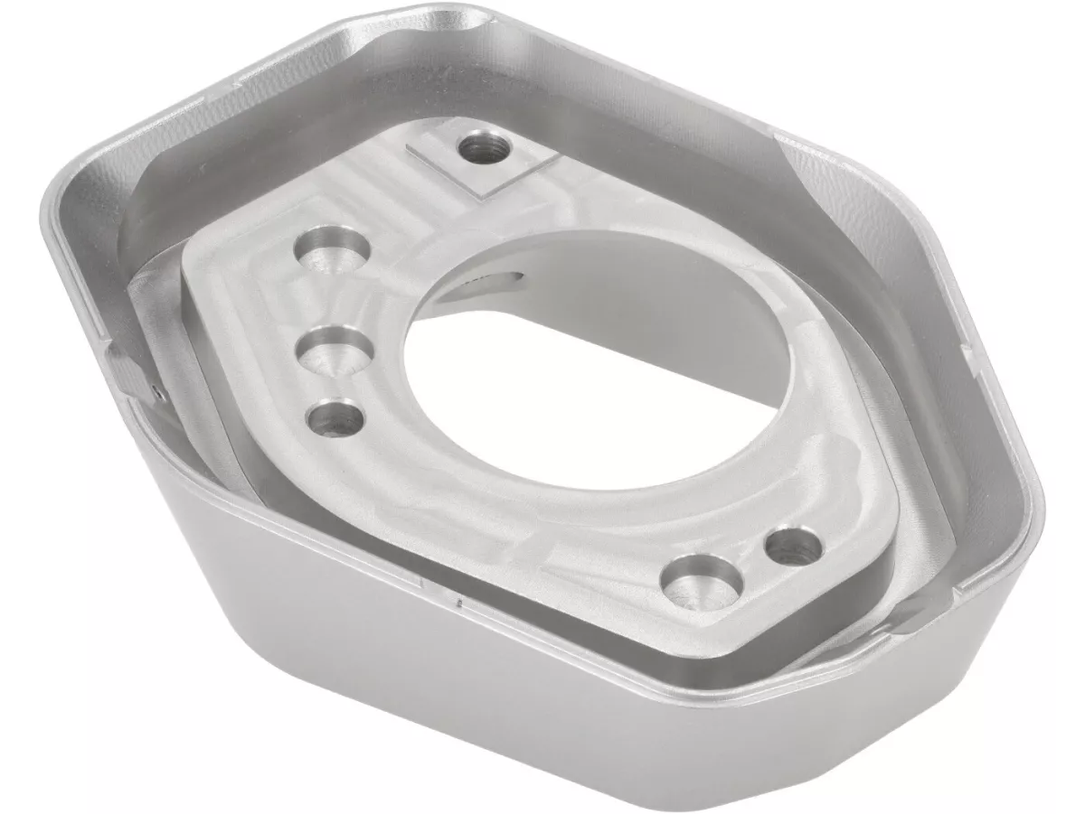 Silencer end cap -REMUS RS 2.0 - Vespa GTS 300 HPE - silver