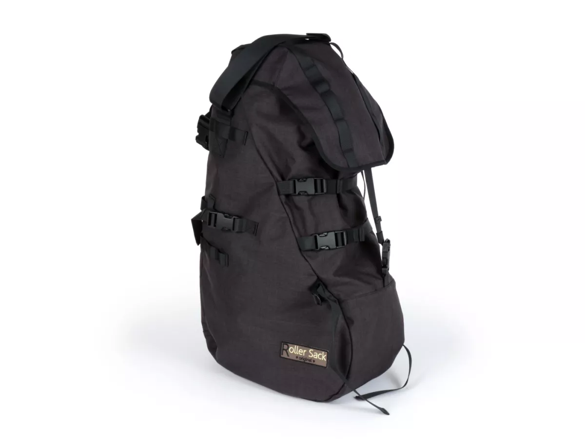 Scooter Luggage Bag -Rollersack- Large with one main compartment - mottled black