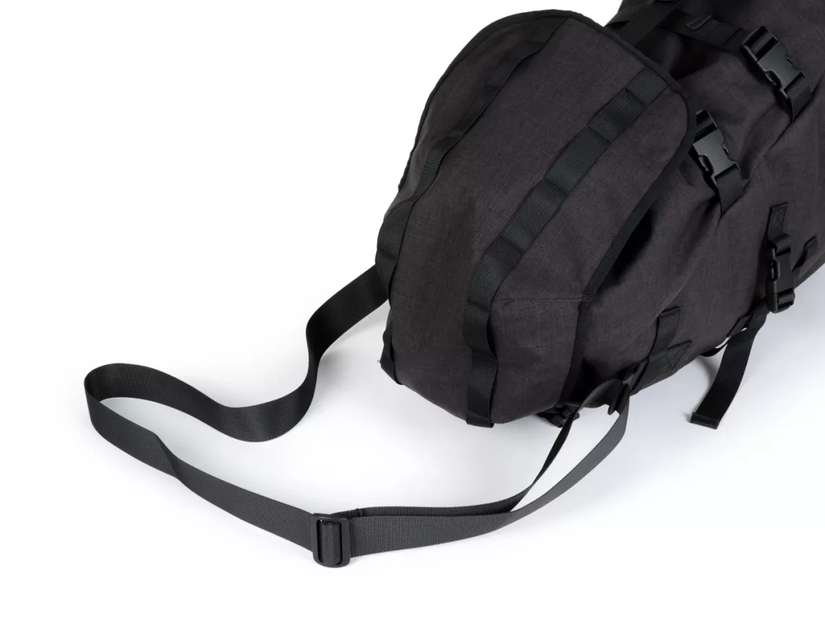 Scooter Luggage Bag -Rollersack- Large with one main compartment - mottled black