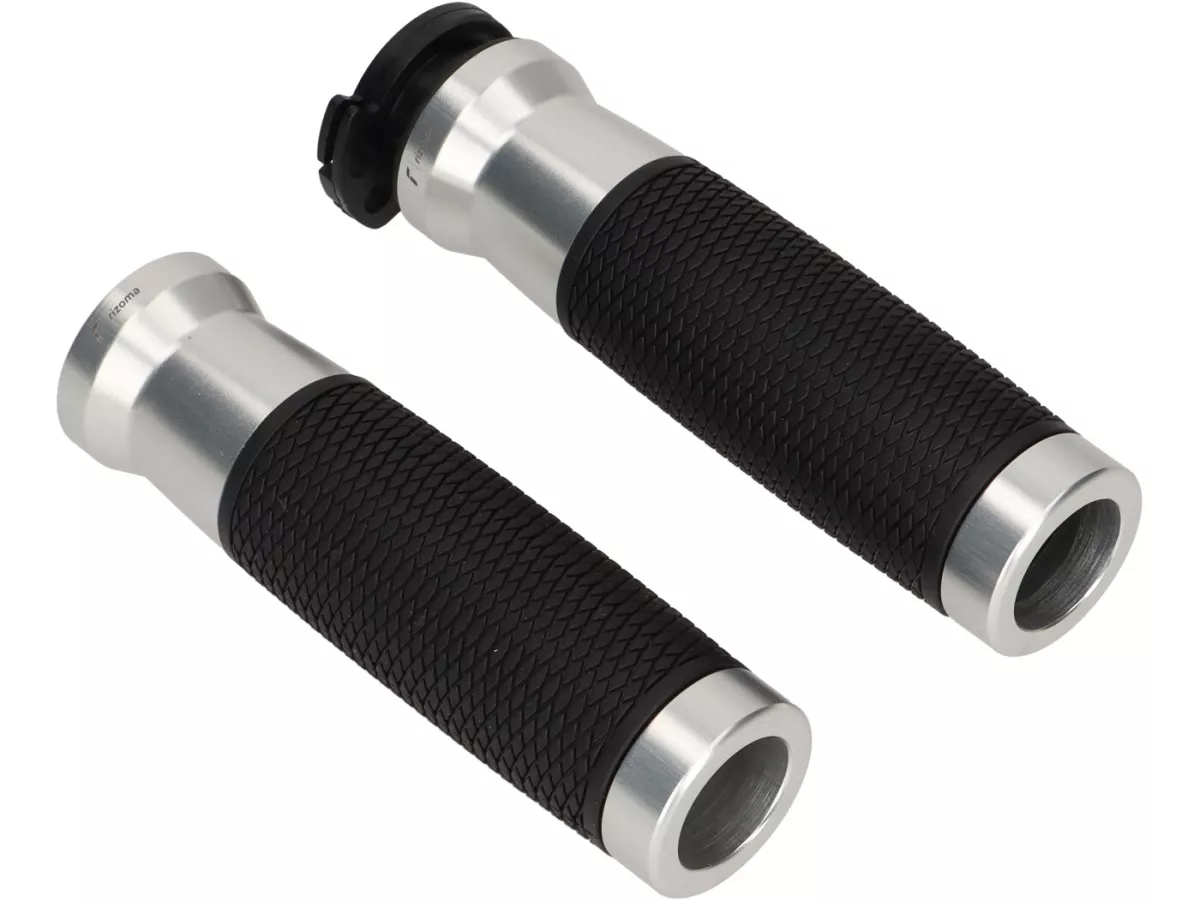 Pair of grips (pair), silver -RIZOMA- Urlo- Vespa GTS 125-300 - 2023-