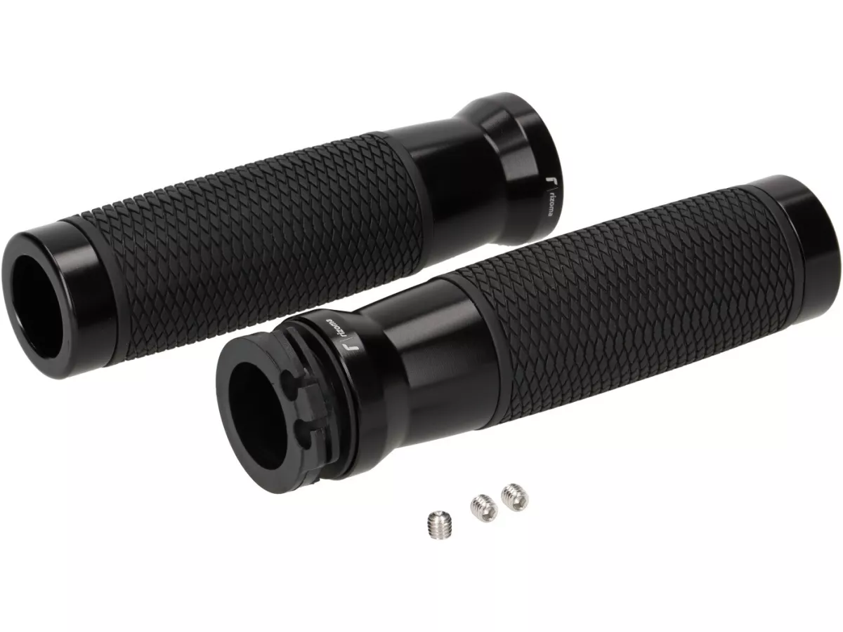 Pair of grips (pair), black -RIZOMA- Urlo- Vespa GTS 125-300 - 2023-