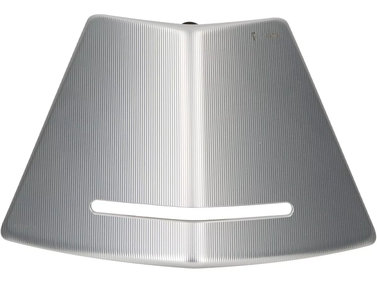 Badge horn cover / emblem -RIZOMA- aluminium CNC - silver - Vespa GTS 125-300 2023-