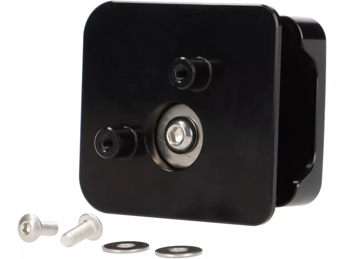 Luggage hook -RIZOMA- aluminium CNC - Vespa GTS 125-300 - 2023- Keyless - black