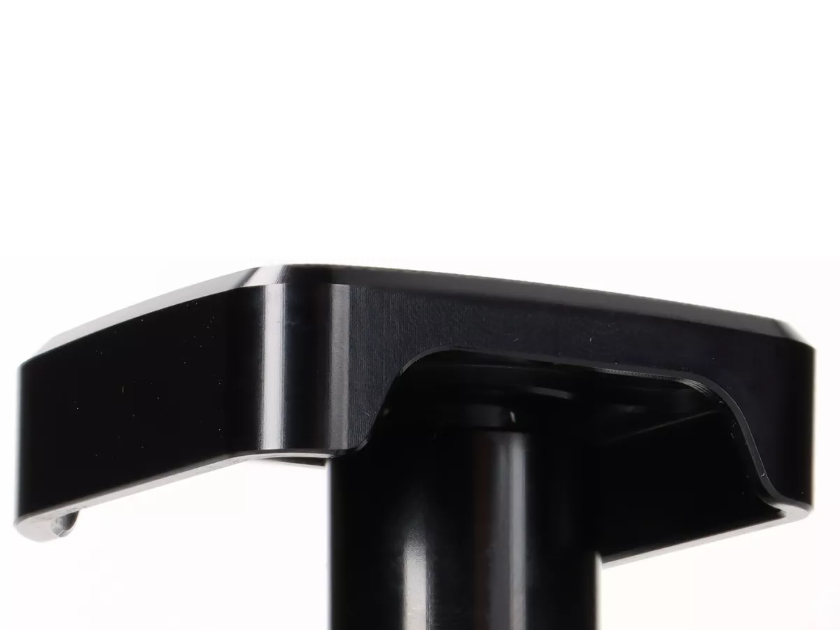 Luggage hook -RIZOMA- aluminium CNC - Vespa GTS 125-300 - 2023- Keyless - black