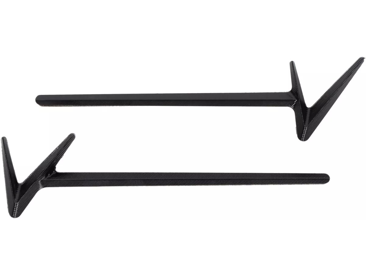 Coperchio laterale -RIZOMA- alluminio CNC - nero - Vespa GTS 125-300 2023- (coppia)