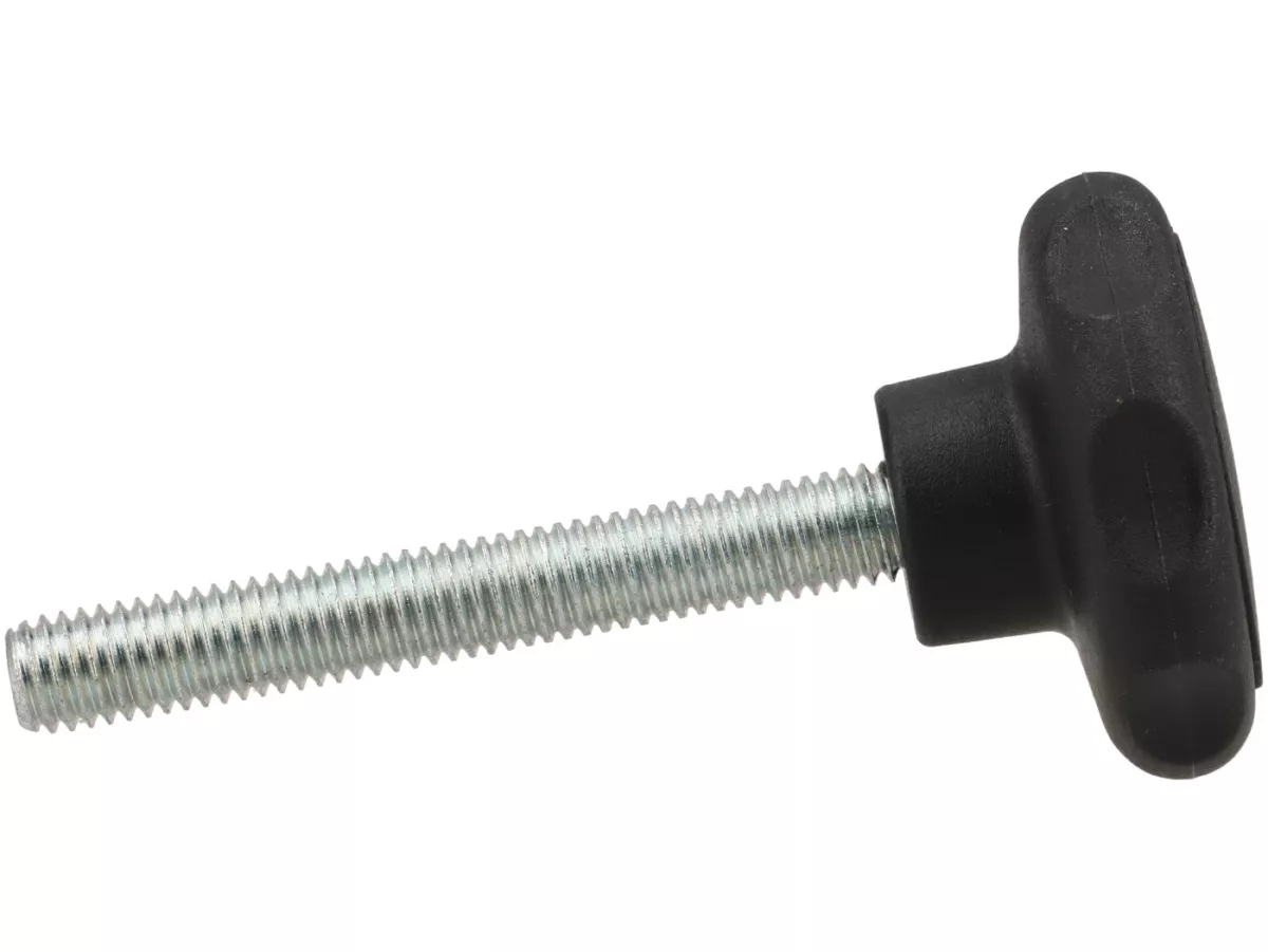 M8 räfflad skruv för motormonteringsstativ -OEM KVALITET- stål med plasthuvud