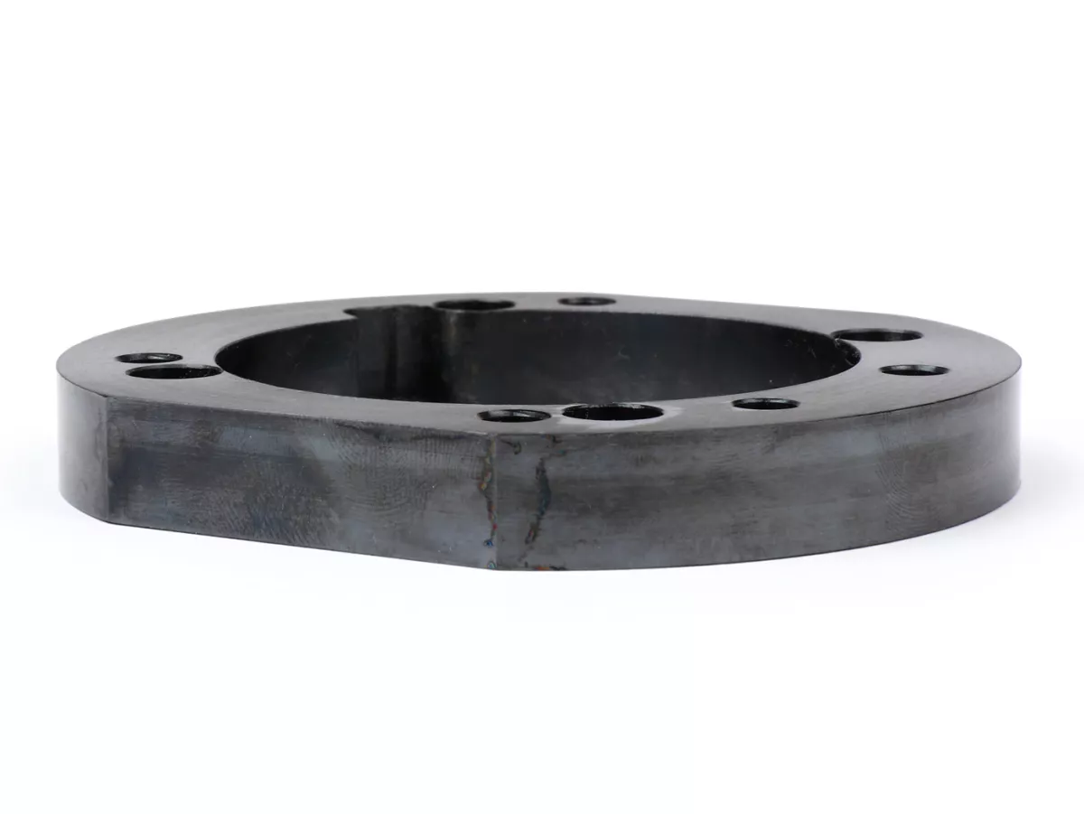 Placa adaptadora cilindro -J&G 2% especial por WT- para montaje cilindro PX200 original/BGM (Ø66,5mm) en cárter motor PX80-PX125-PX150, Cosa125, Cosa150