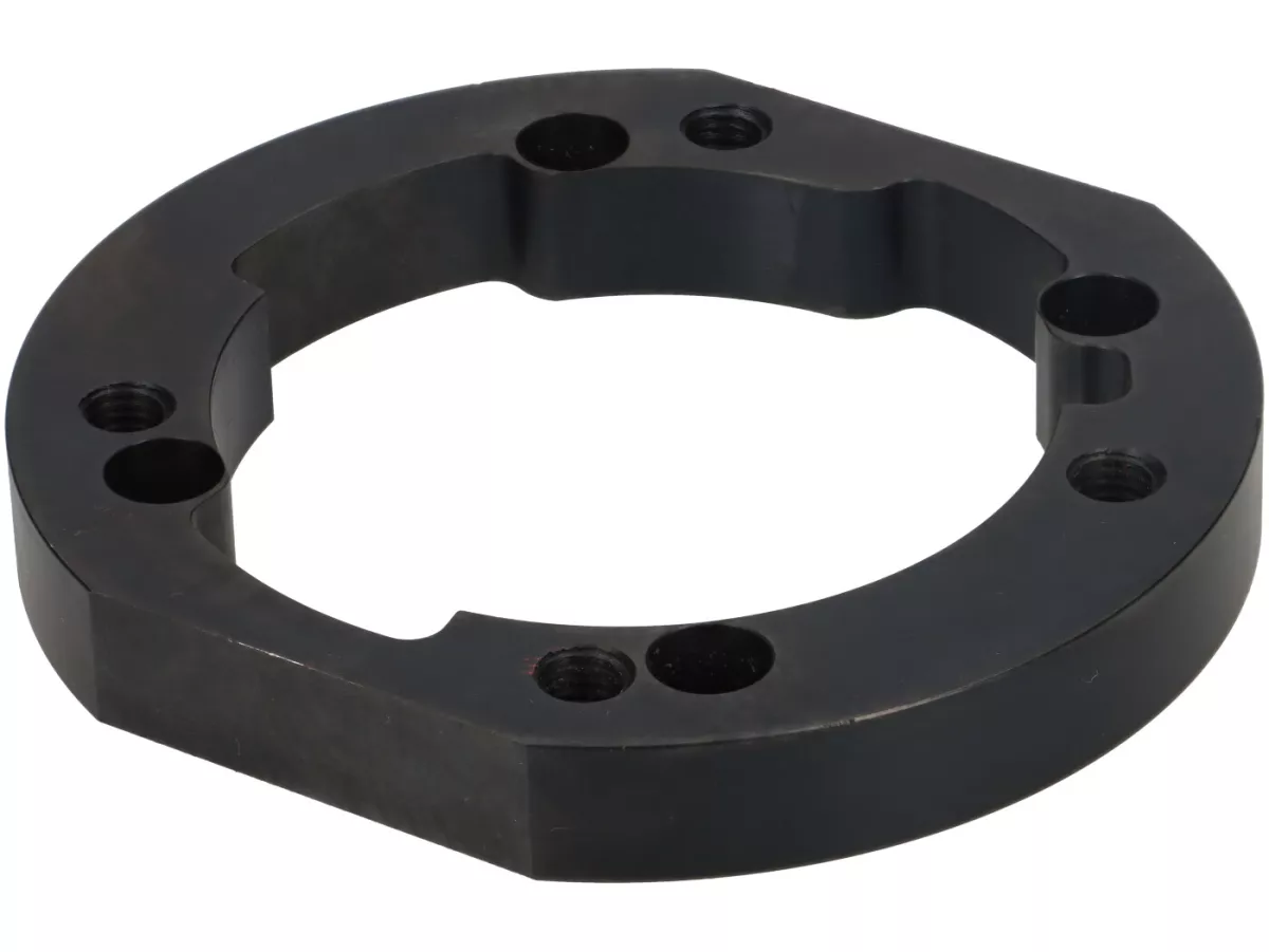 Adapter plate cylinder -J&G 2% special by WT- for fitting Polini/Malossi 210 cylinder (Ø68.5mm) on engine case PX80-PX125-PX150, Cosa125, Cosa150
