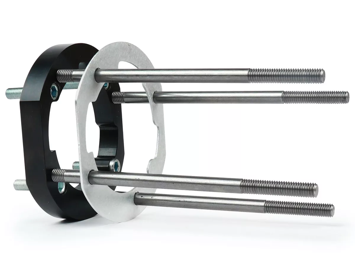 Adapterplaat set cilinder -J&G 2% speciaal door WT- voor montage Polini/Malossi 210 cilinder (Ø68,5mm)