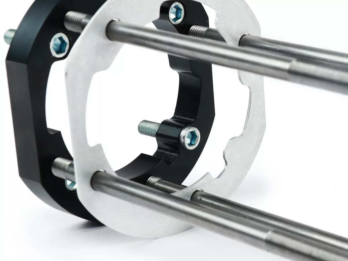 Adapterplaat set cilinder -J&G 2% speciaal door WT- voor montage Polini/Malossi 210 cilinder (Ø68,5mm)