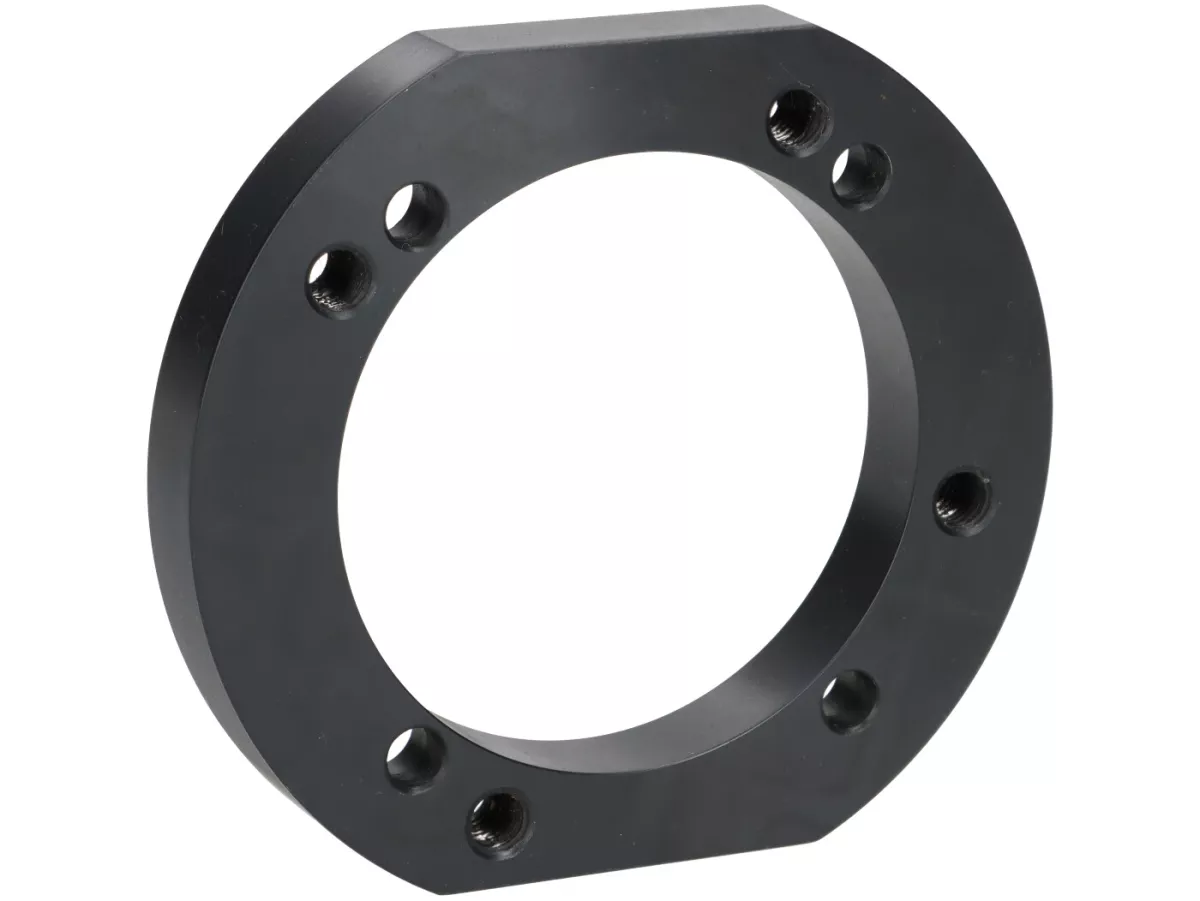 Drilling template M8 incl. drill sleeve -WT- drilling pattern PX200 cylinder stud bolt on PX80-150 motor housing - used for mounting Quattrini 232/244 cylinder (Ø72mm) on PX80-150 motor housing