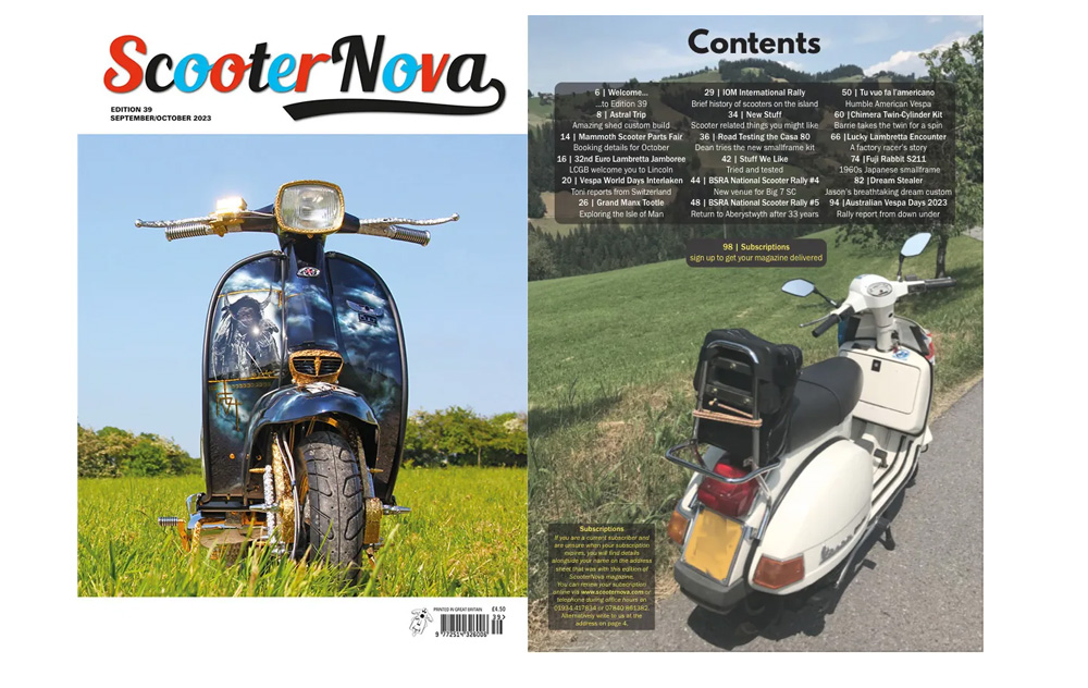 Magazine Scooter Nova Magazine - (#039) - septembre/octobre 2023