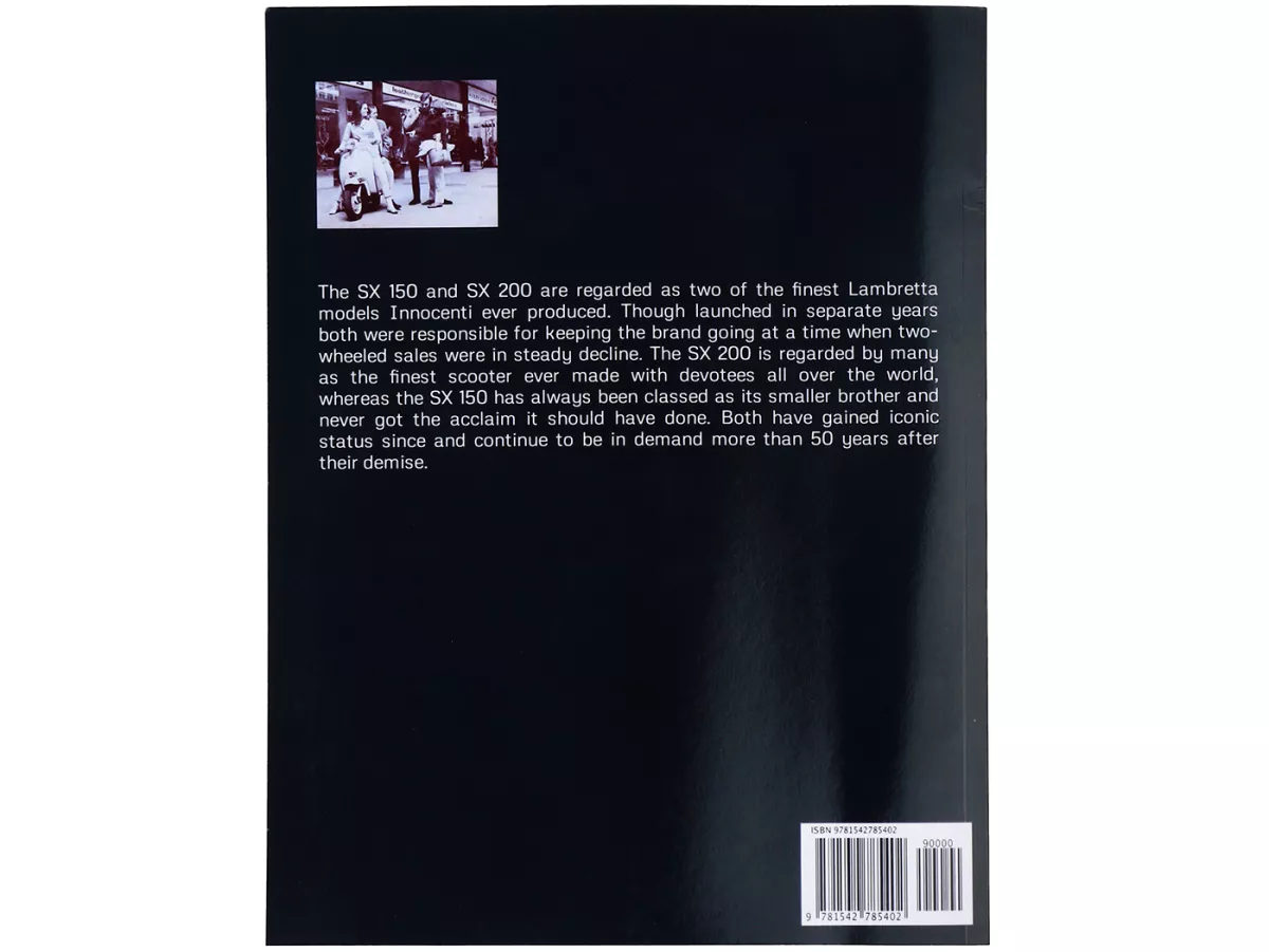 Libro -THE HISTORY GUIDE OF THE LAMBRETTA SX 150 AND SX 200 The Lambretta history series- A4, 44 páginas, Inglés por Stuart Owen