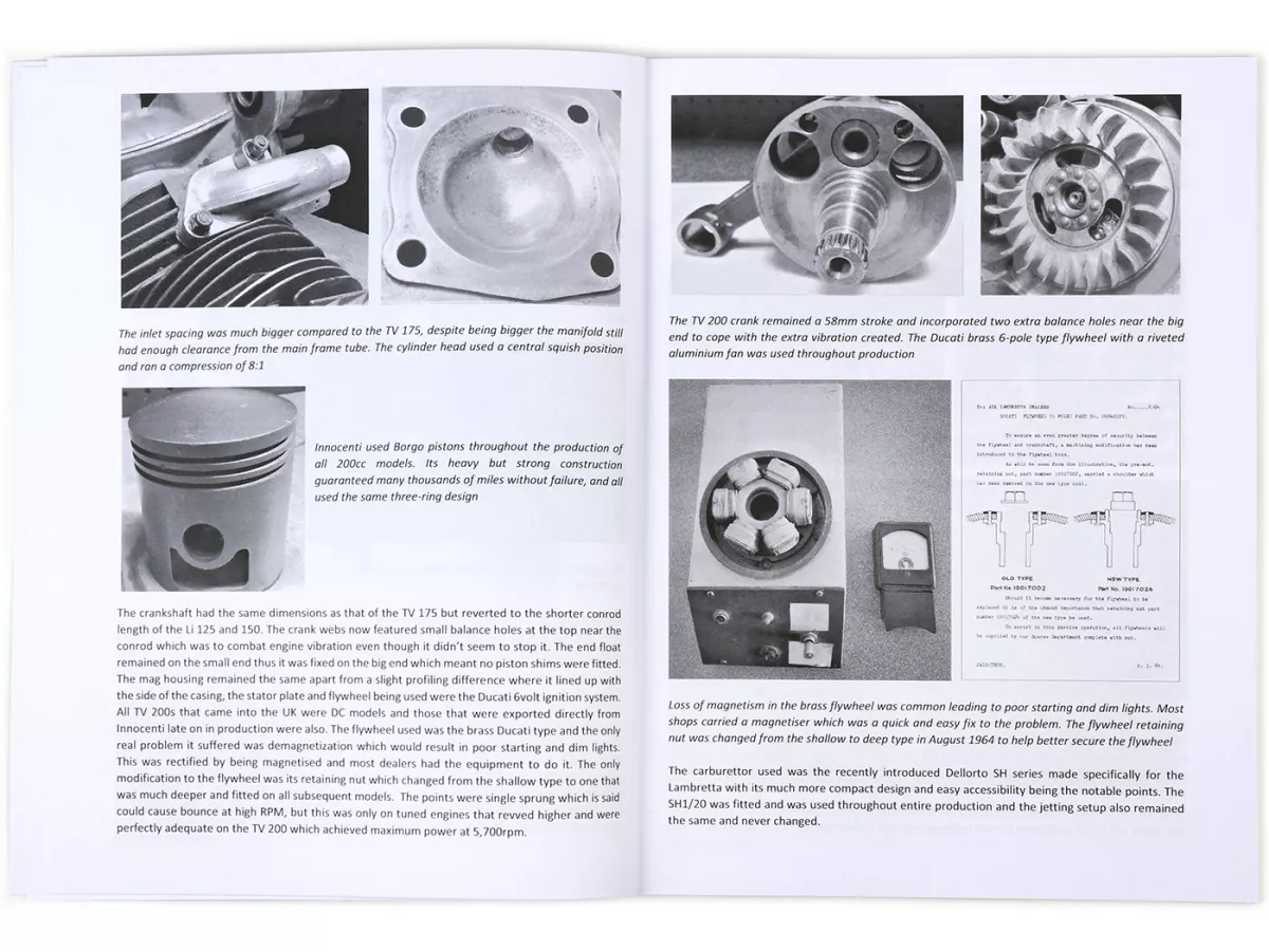 Buku -EVOLUSI LAMBRETTA 200: TV 200 SX 200 GP 200 Seri sejarah Lambretta - A4, 68 halaman, bahasa Inggris oleh Stuart Owen