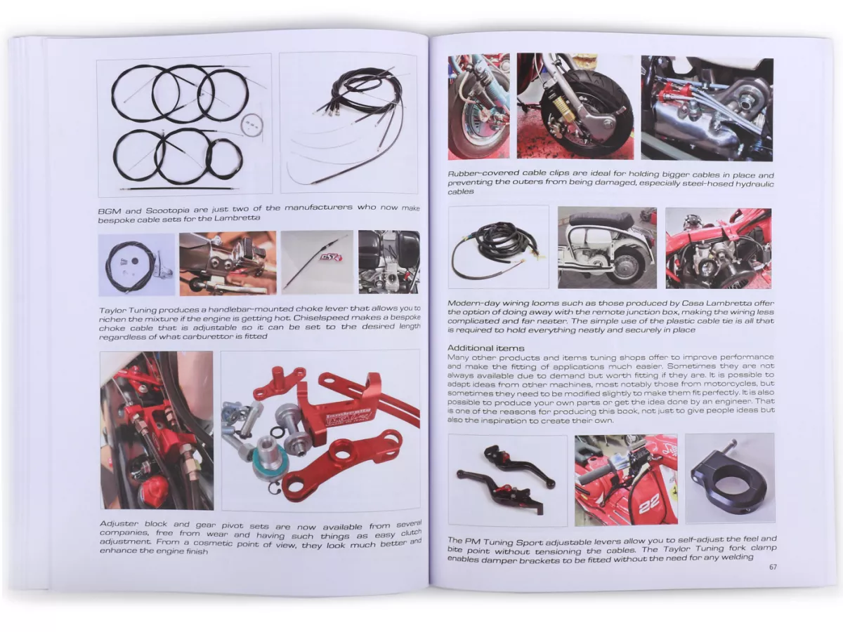 Buku -LAMBRETTA STREET RACERS Panduan untuk pembalap- A4, 88 halaman, bahasa Inggris oleh Stuart Owen