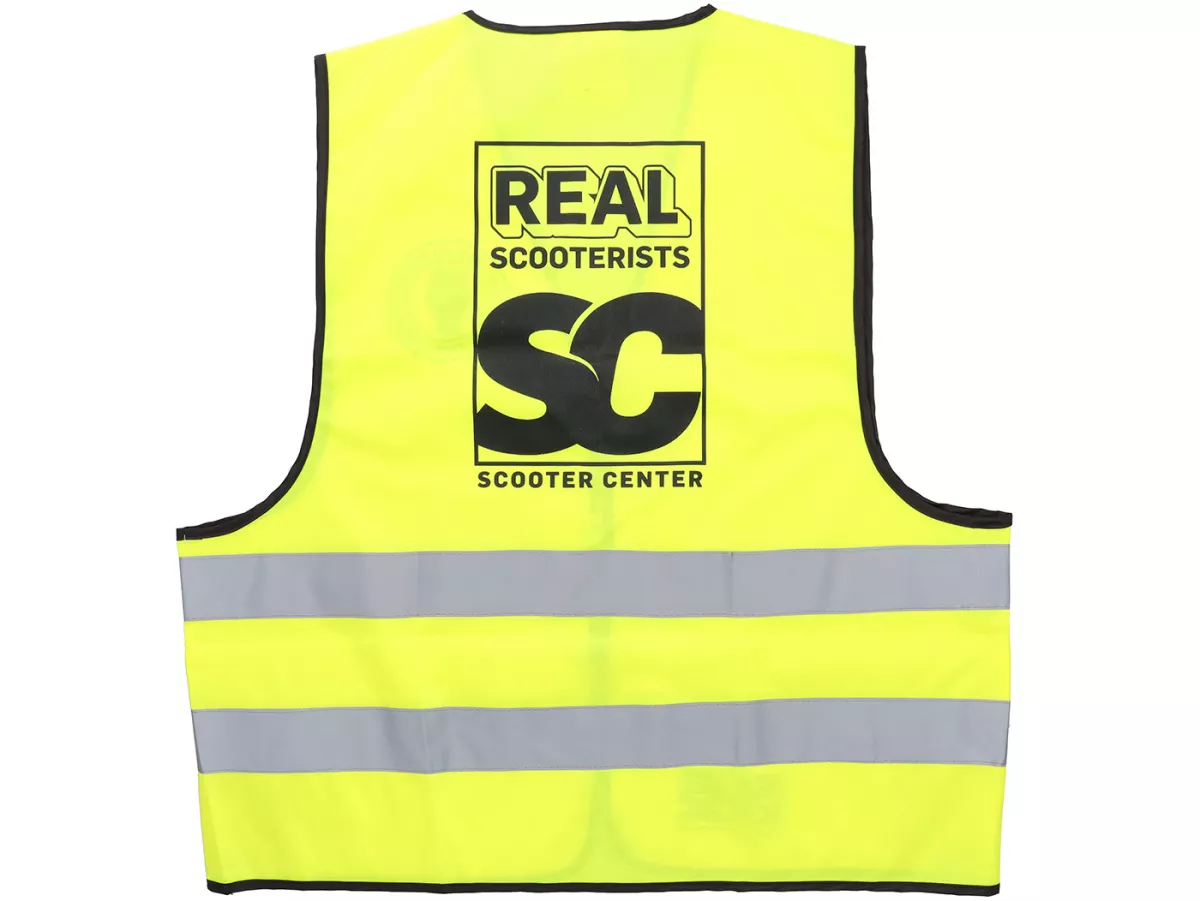 Reflective safety waistcoat Real Scooterist- Um halb an der Bar